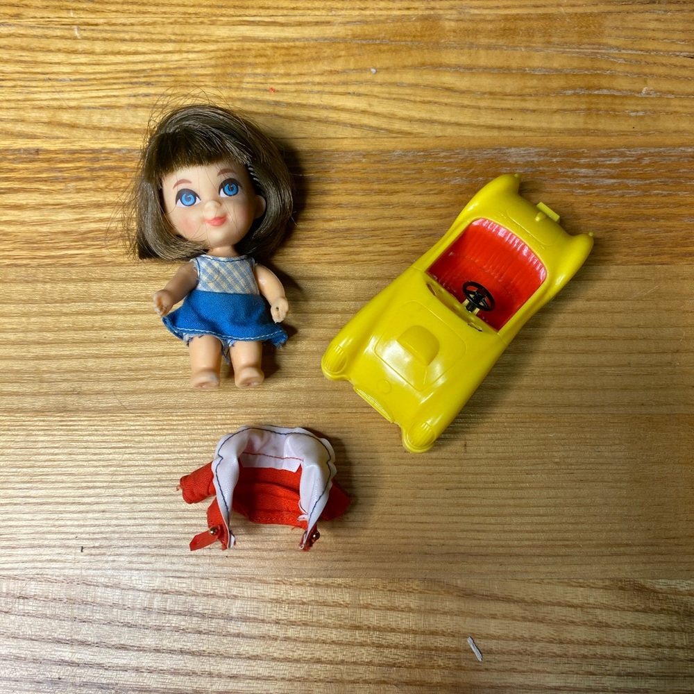 LIDDLE KIDDLE BABE BIDDLE & CAR & JACKET